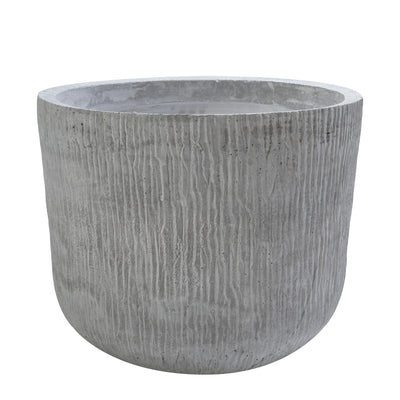 Ghiveci plante H36xD44 cm. gri ciment