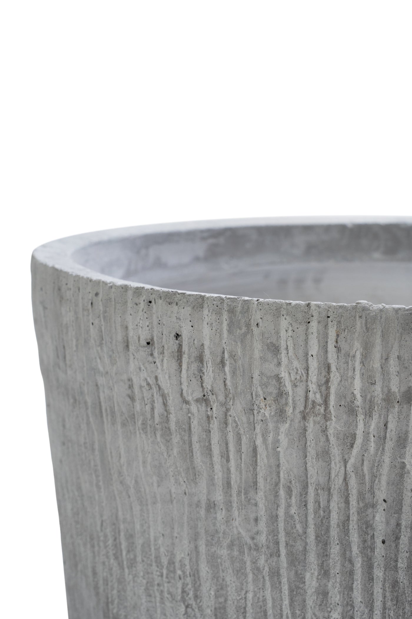 Ghiveci plante H36xD44 cm. gri ciment