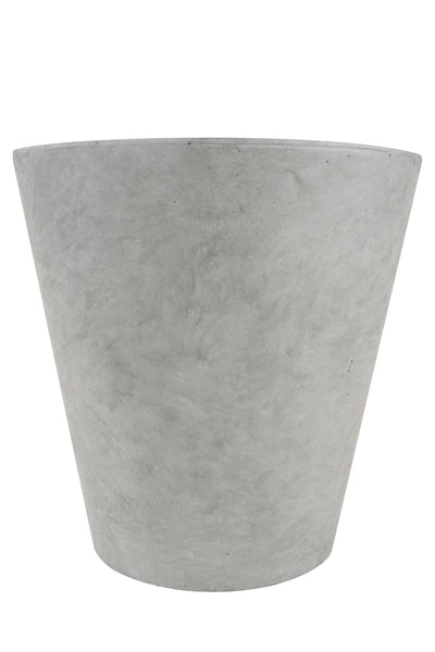 Ghiveci plante H38xD38 cm. gri ciment