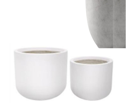 Ghiveci plante H40xD44 cm gri