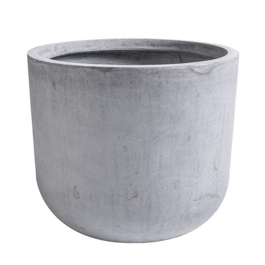Ghiveci plante H40xD48 cm. gri ciment