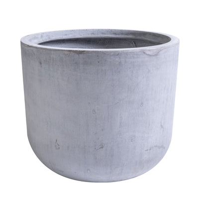 Ghiveci plante H40xD48 cm. gri ciment