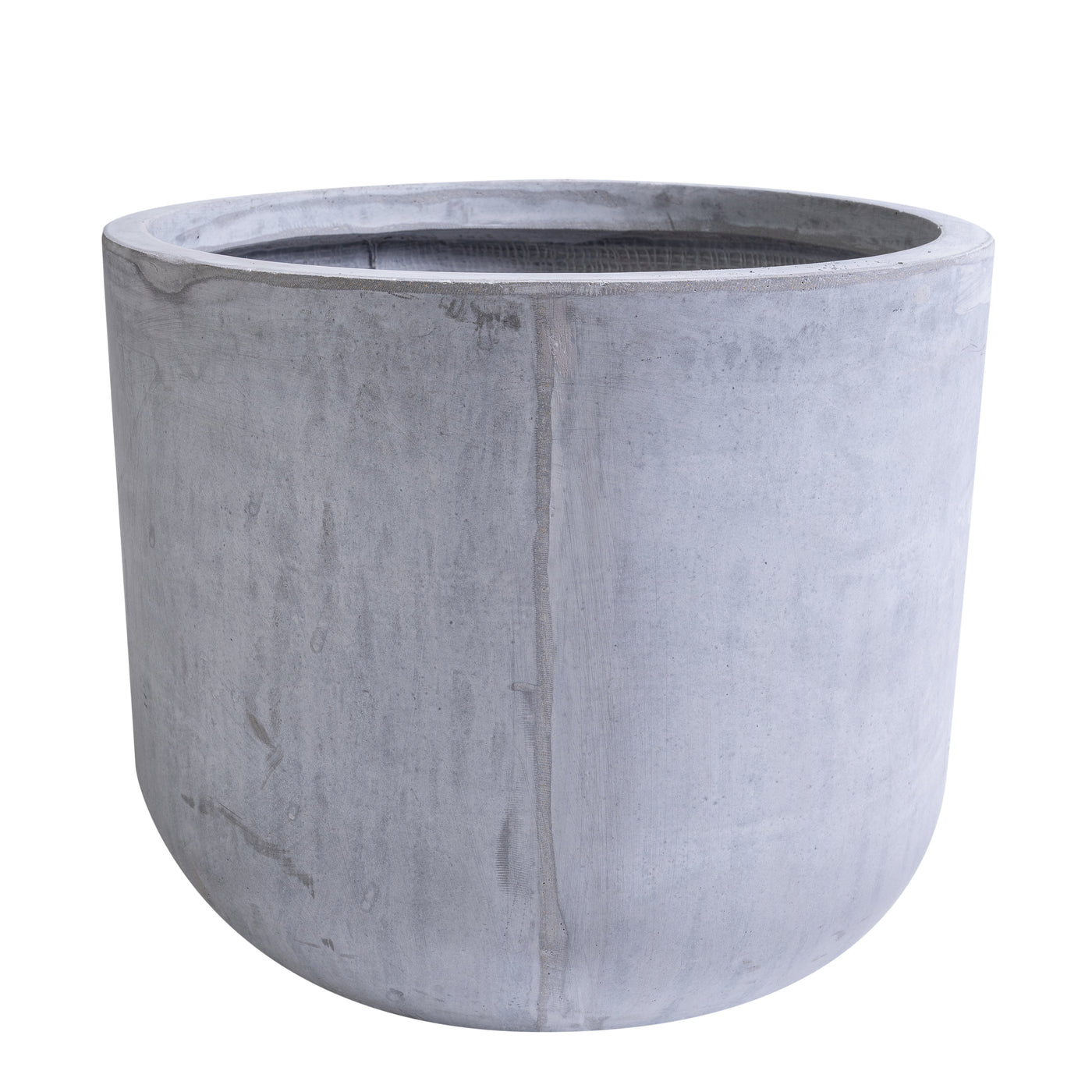 Ghiveci plante H40xD48 cm. gri ciment