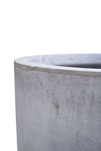 Ghiveci plante H40xD48 cm. gri ciment