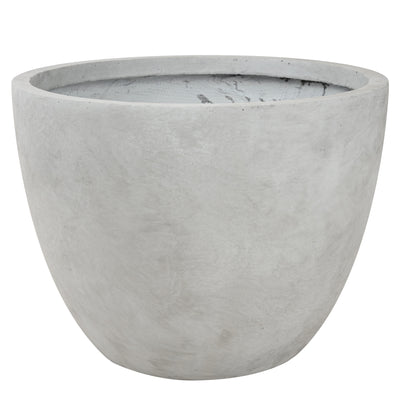 Ghiveci plante H40xD53.5 cm. gri ciment
