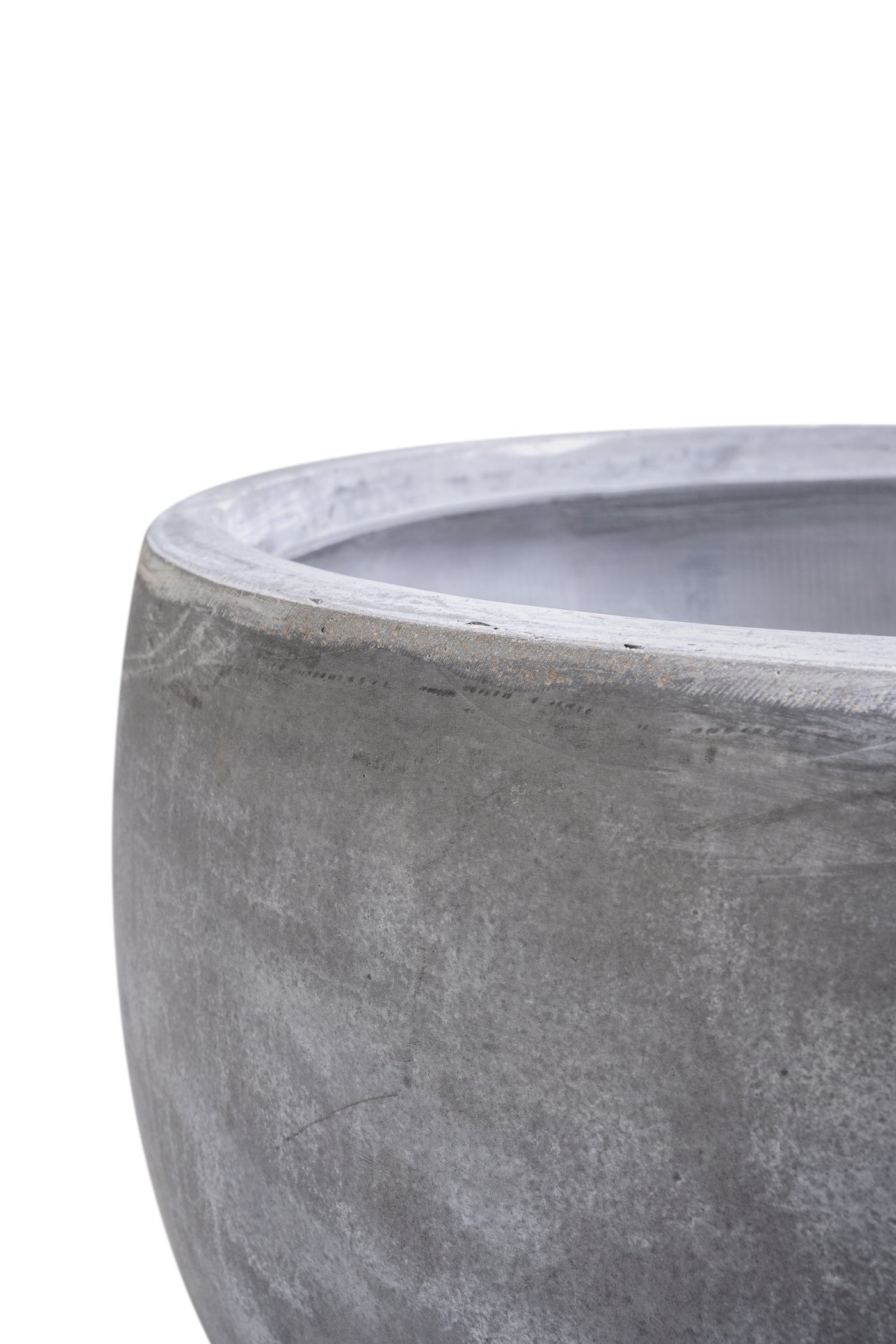 Ghiveci plante H41xD63 cm. gri ciment