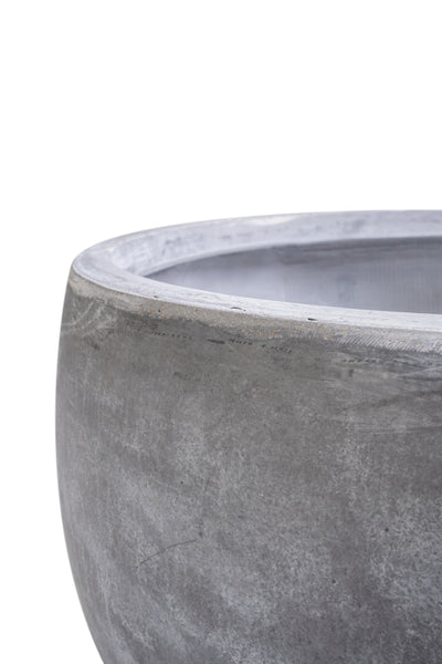 Ghiveci plante H41xD63 cm. gri ciment
