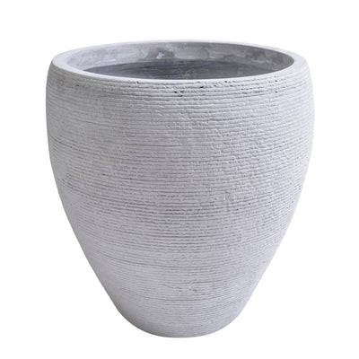 Ghiveci plante H42xD40 cm. gri ciment