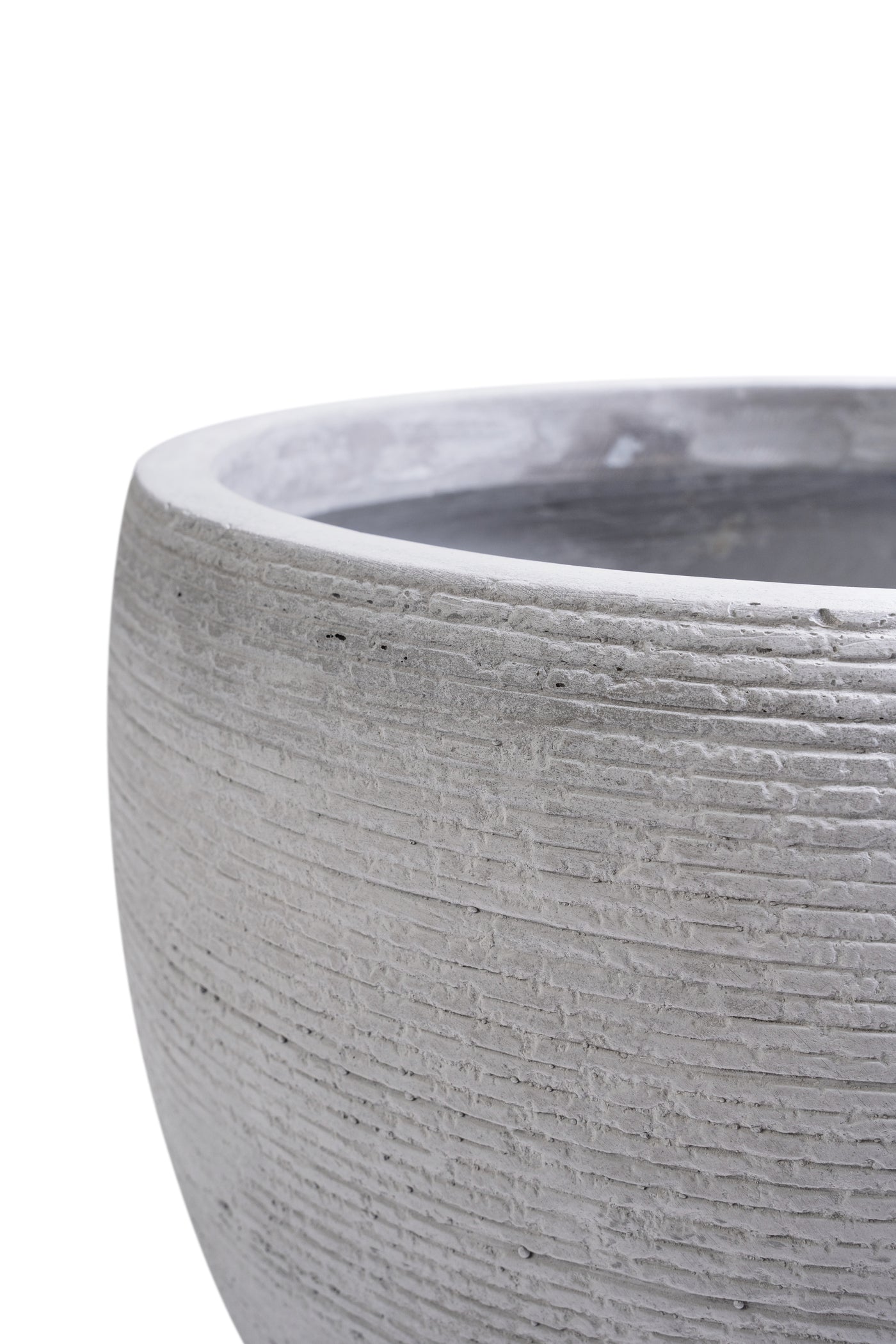 Ghiveci plante H42xD40 cm. gri ciment