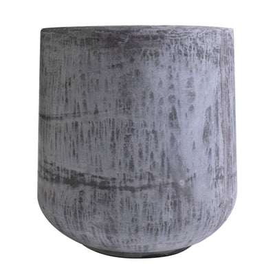 Ghiveci plante H44xD42 cm. gri ciment