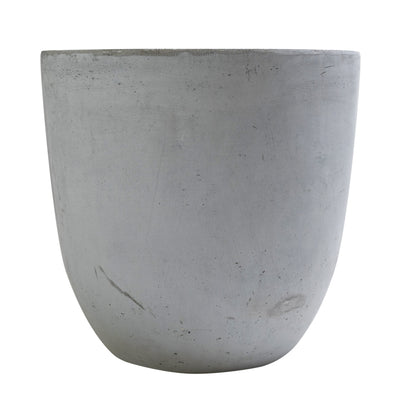 Ghiveci plante H44xD45.5 cm. gri ciment