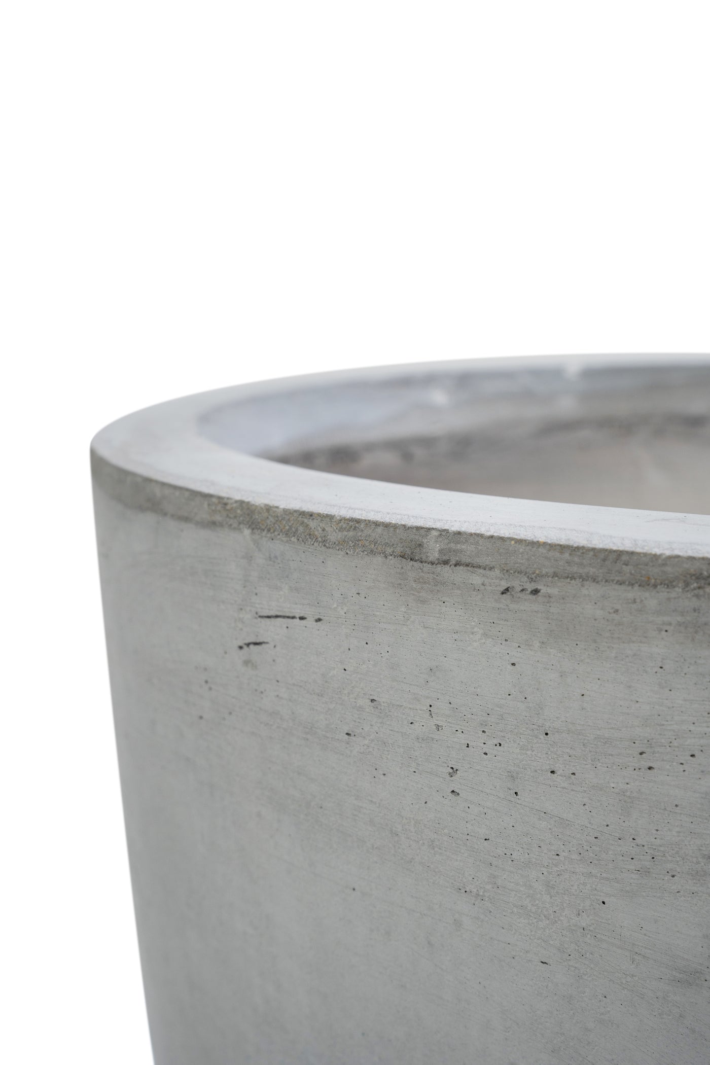 Ghiveci plante H44xD45.5 cm. gri ciment
