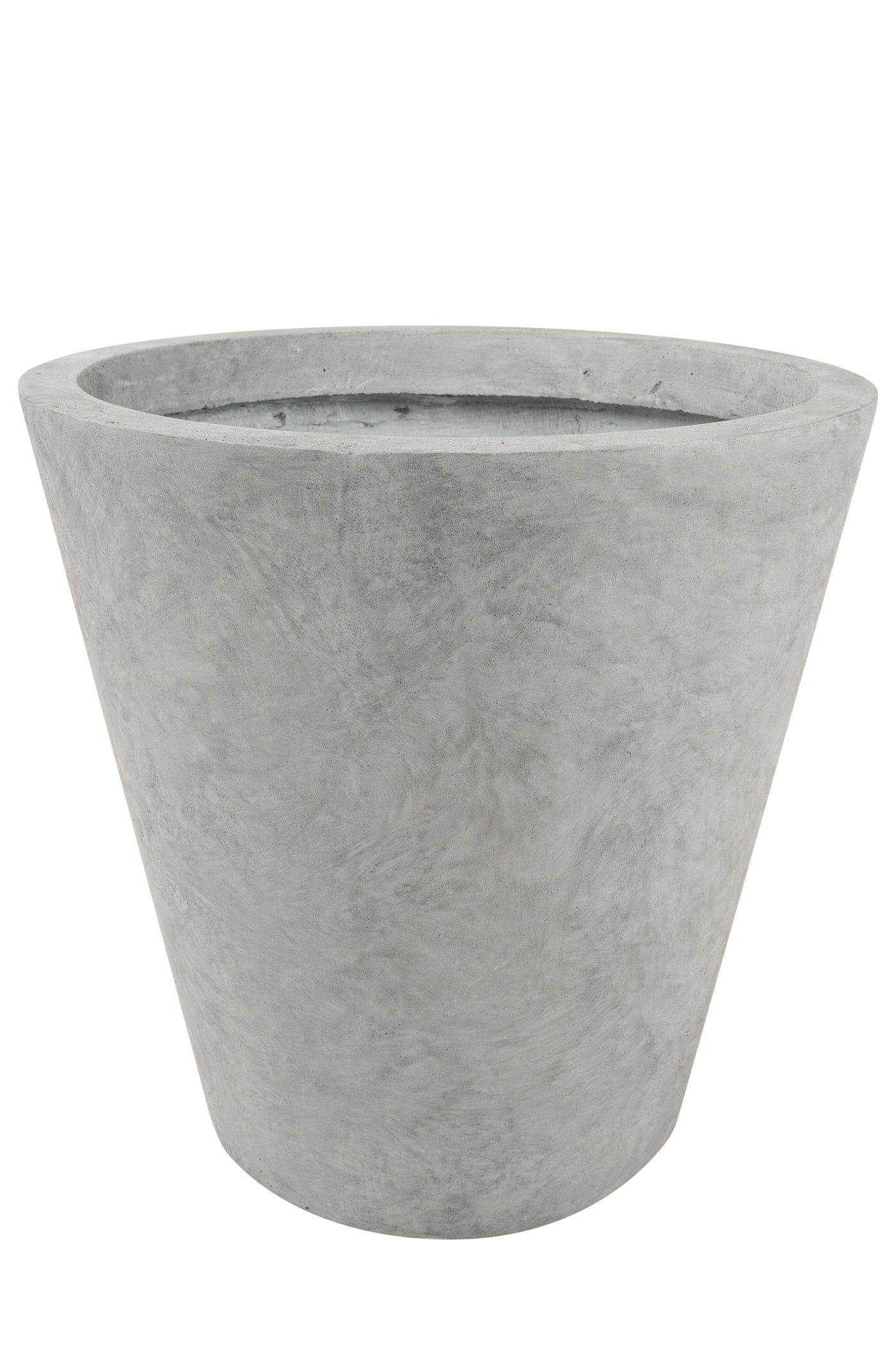 Ghiveci plante H44xD45 cm. gri ciment