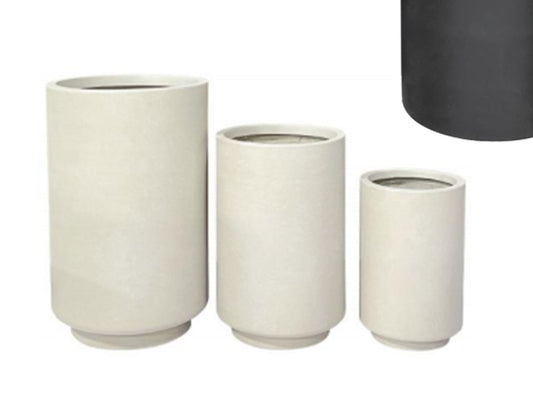 Ghiveci plante H51xD32 cm negru