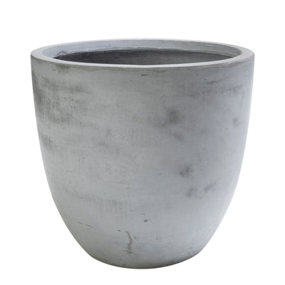 Ghiveci plante H51xD55 cm. gri ciment