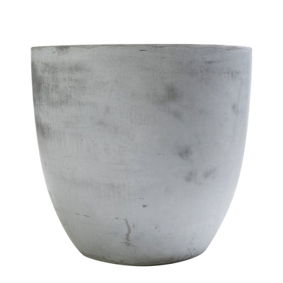 Ghiveci plante H51xD55 cm. gri ciment