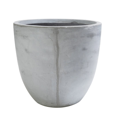 Ghiveci plante H51xD55 cm. gri ciment