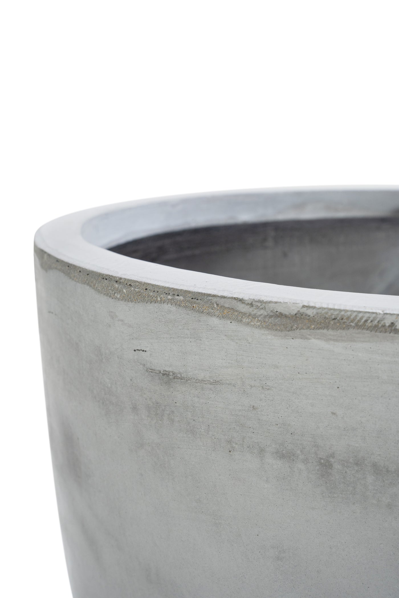 Ghiveci plante H51xD55 cm. gri ciment
