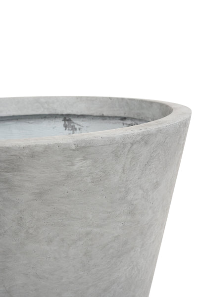 Ghiveci plante H53xD55 cm. gri ciment