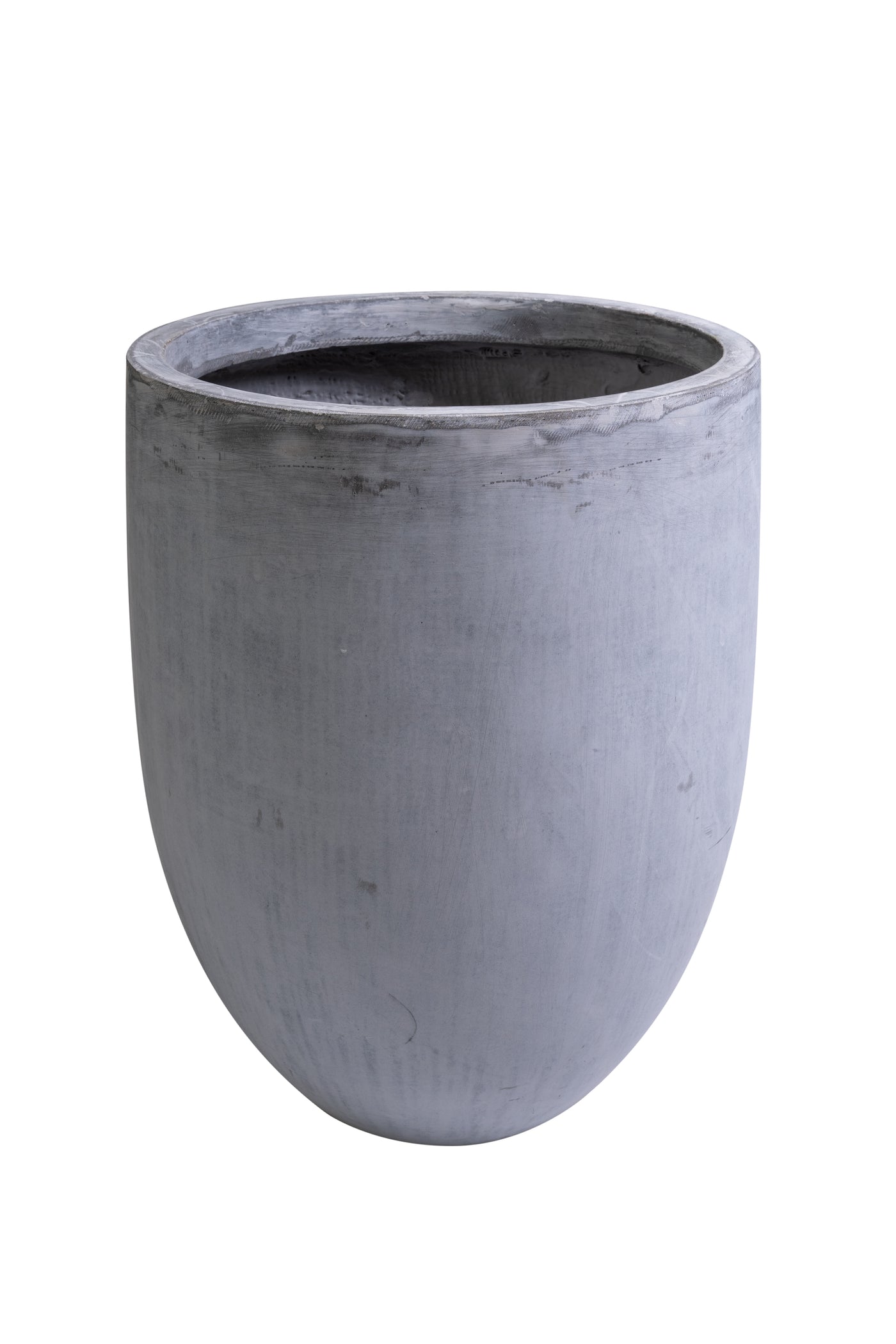 Ghiveci plante H55xD43 cm. gri ciment