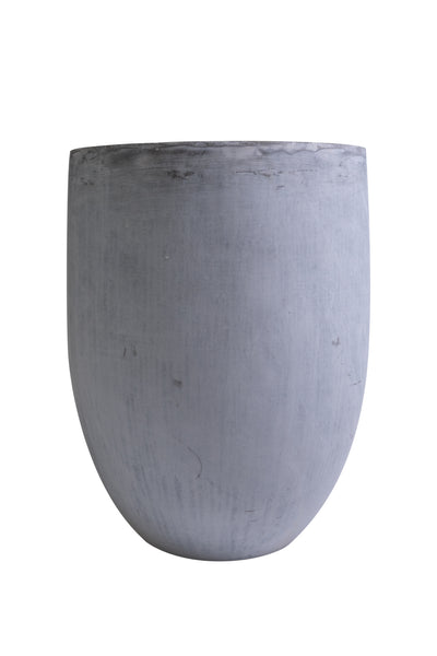 Ghiveci plante H55xD43 cm. gri ciment