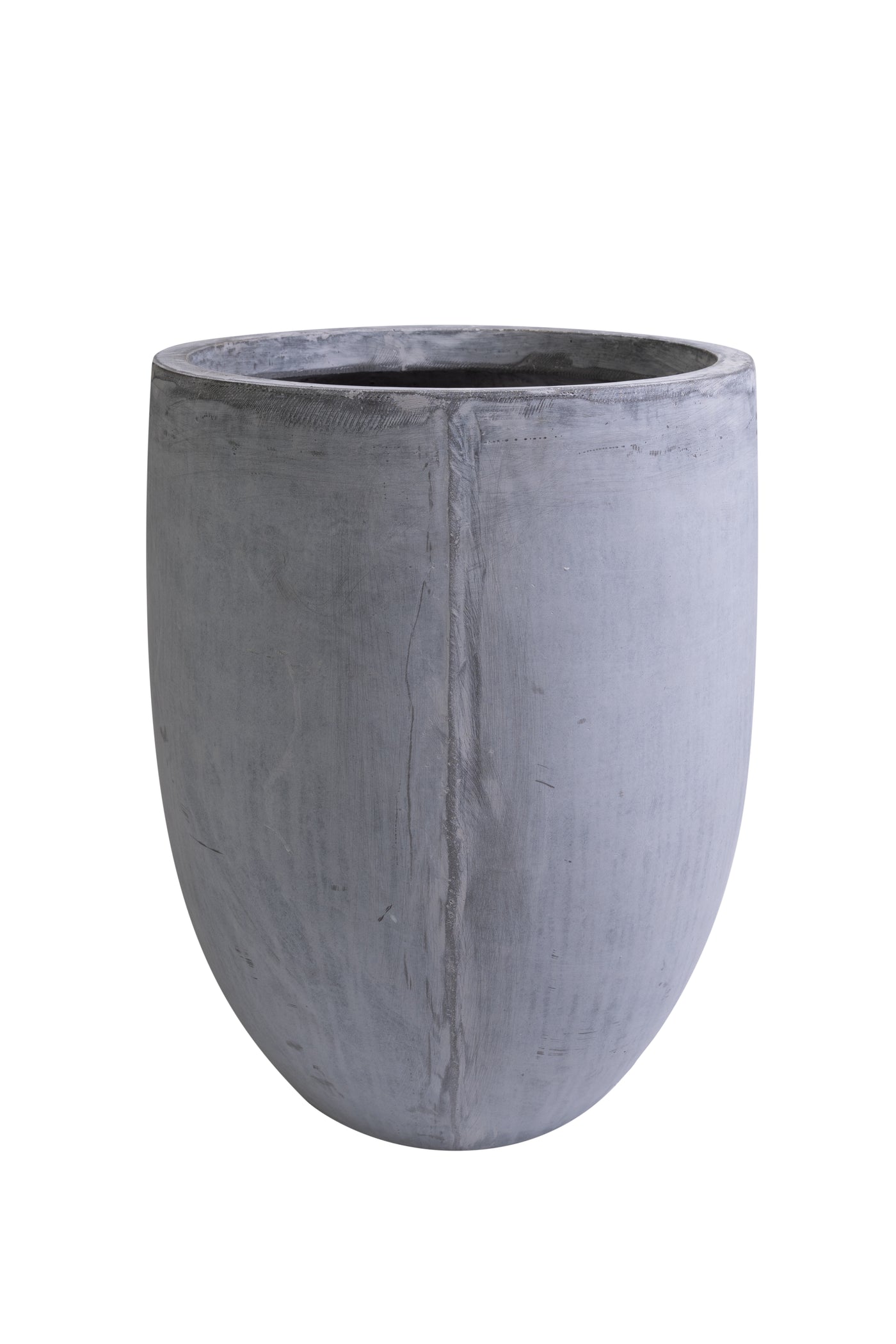 Ghiveci plante H55xD43 cm. gri ciment