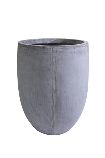 Ghiveci plante H55xD43 cm. gri ciment