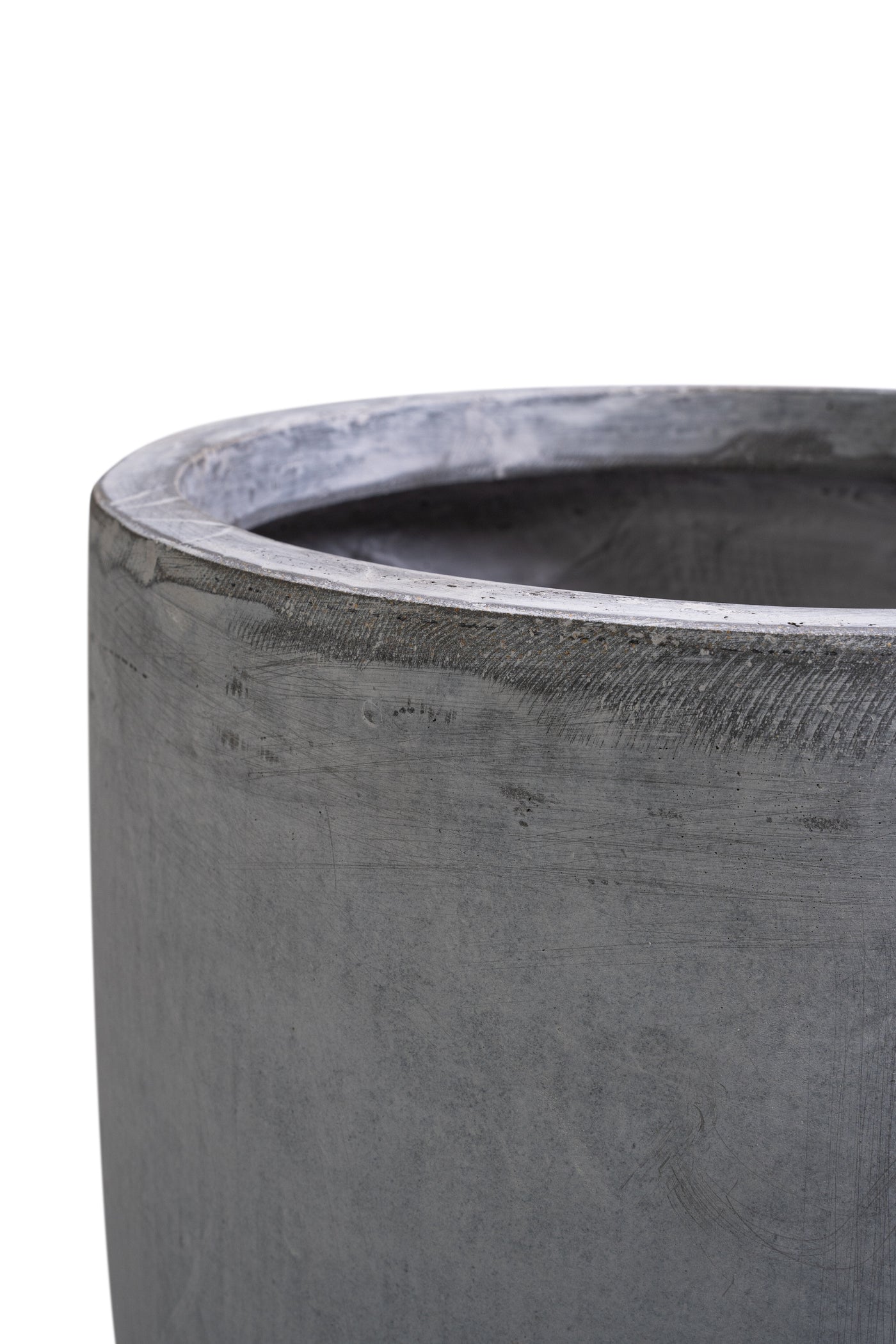 Ghiveci plante H55xD43 cm. gri ciment