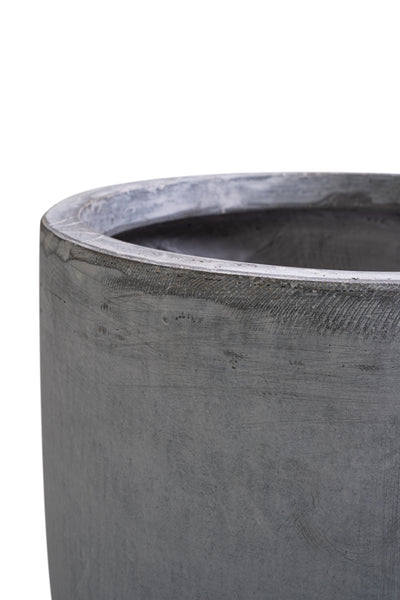 Ghiveci plante H55xD43 cm. gri ciment