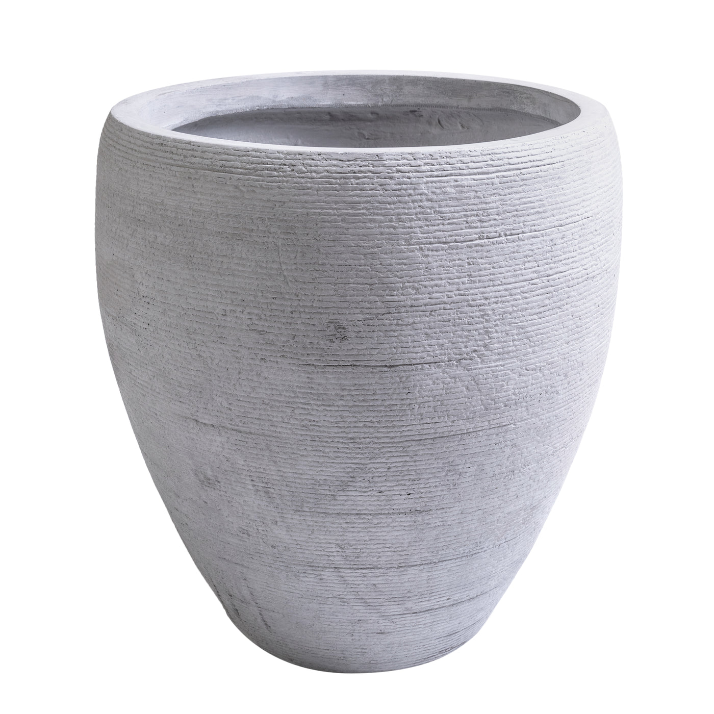 Ghiveci plante H55xD52 cm. gri ciment