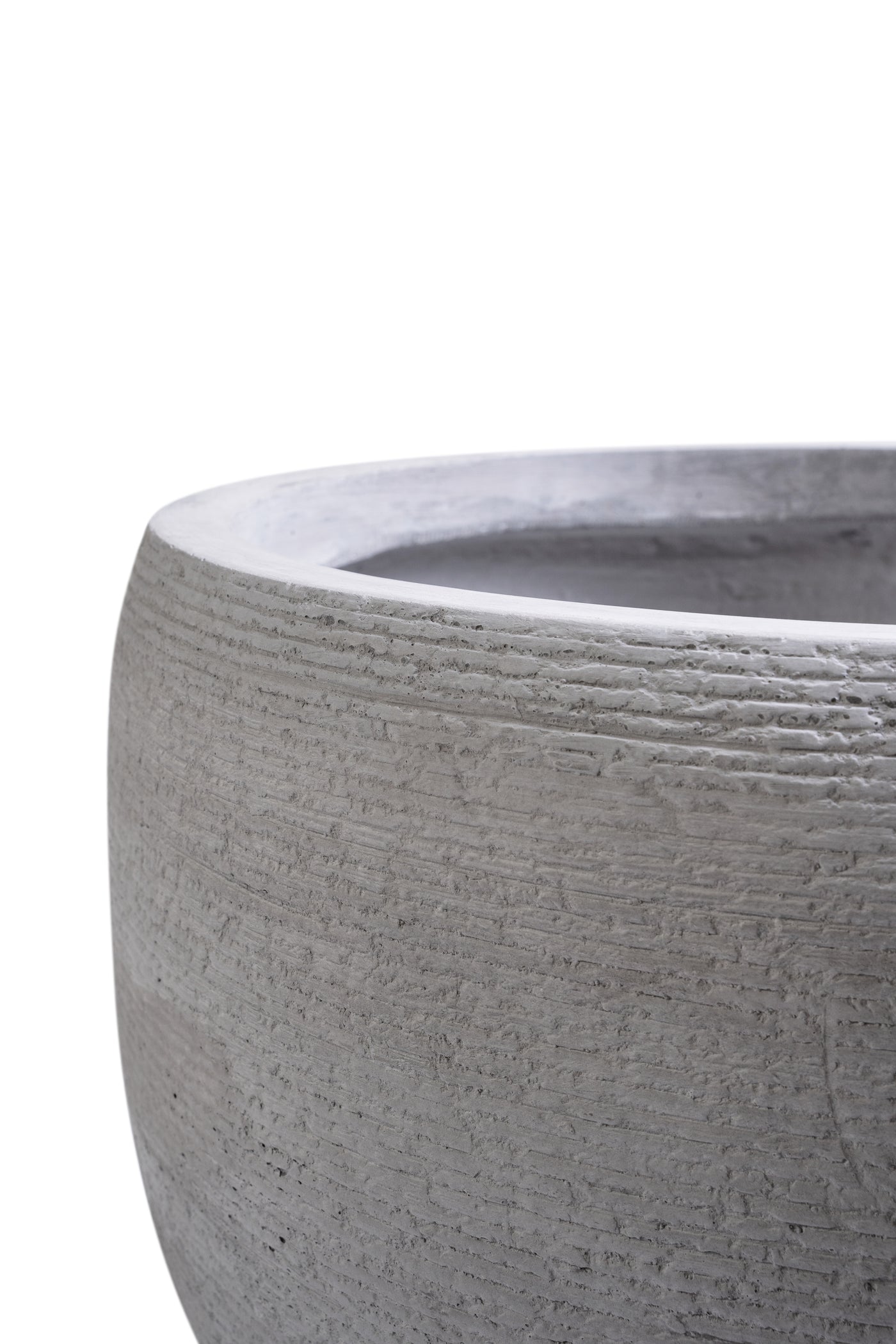 Ghiveci plante H55xD52 cm. gri ciment