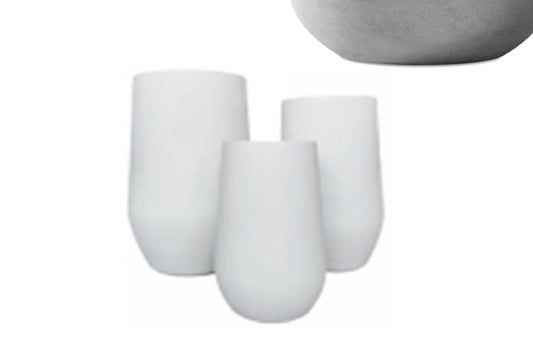 Ghiveci plante H80xD40 cm gri