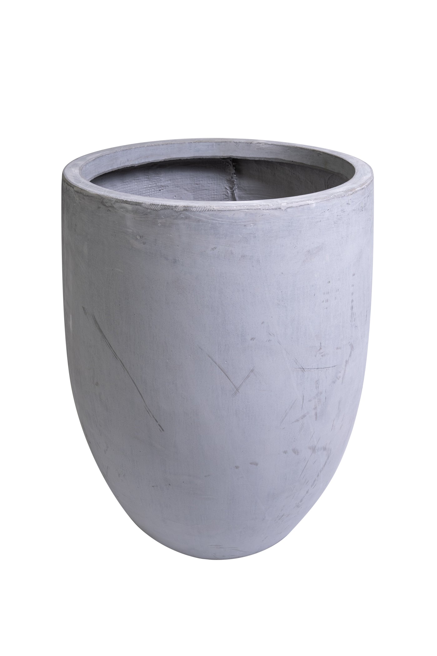 Ghiveci plante H81xD70 cm. gri ciment