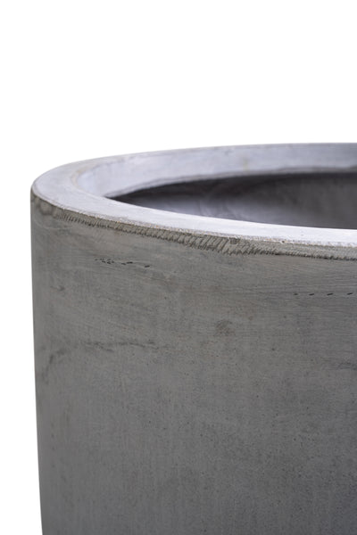 Ghiveci plante H81xD70 cm. gri ciment