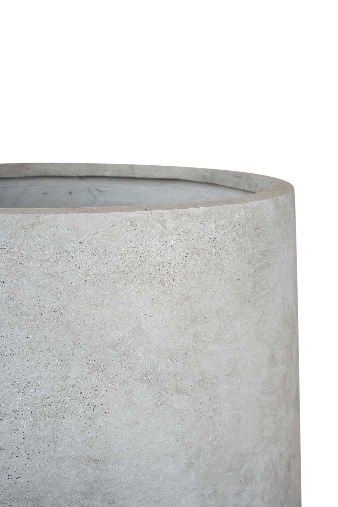 Ghiveci plante H85xD84 cm. gri ciment