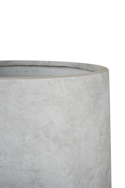 Ghiveci plante H85xD84 cm. gri ciment