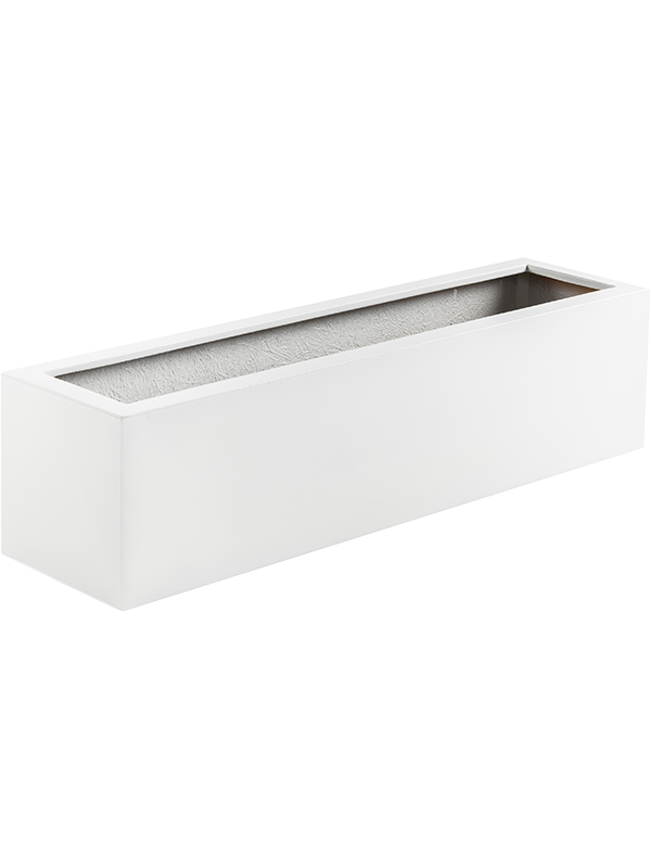 Ghiveci plante L100xW30xH30cm Argento Small Box Matt White