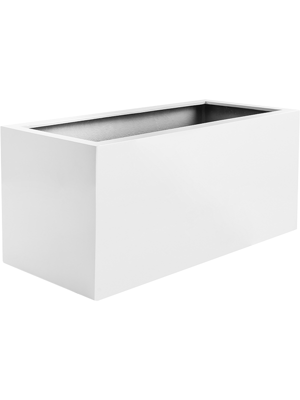 Ghiveci plante L120xW50xH50cm Argento Box Matt White