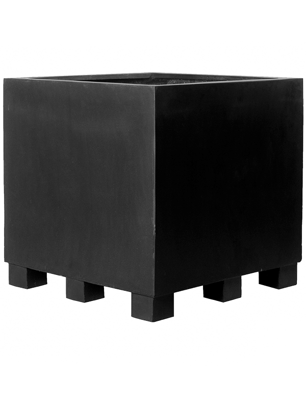 Ghiveci plante L130xW130xH110cm Fiberstone Jumbo XXL Black