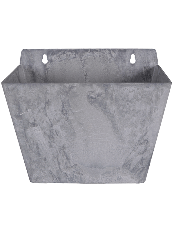 Ghiveci plante L22xW15xH18cm Artstone Ella wall hanger grey