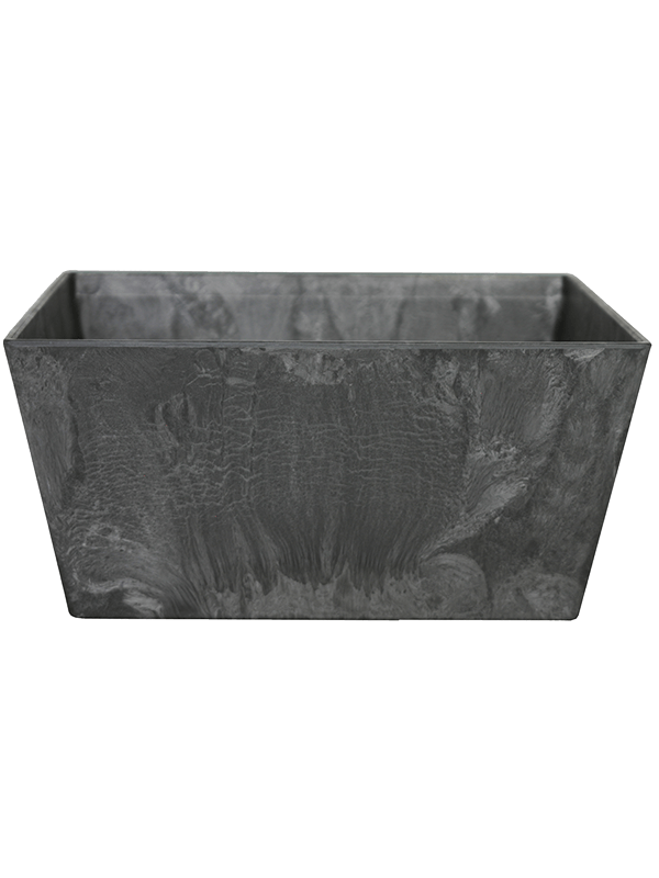 Ghiveci plante L25xW25xH12cm Artstone Ella bowl black