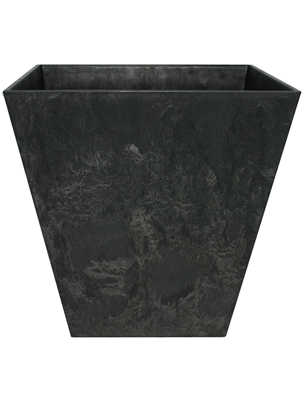 Ghiveci plante L25xW25xH24cm Artstone Ella black