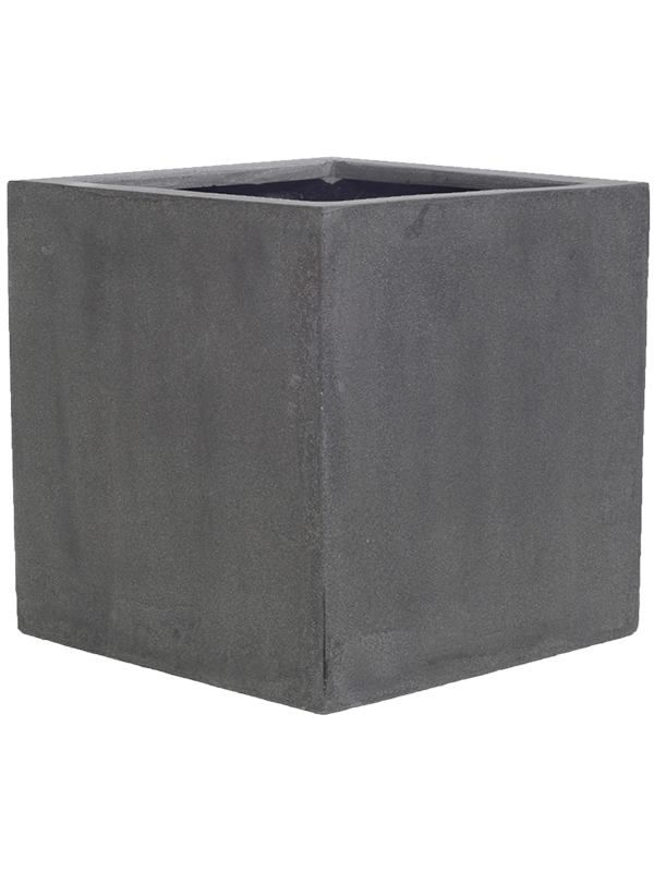 Ghiveci plante L30xW30xH30cm Fiberstone Block S Grey