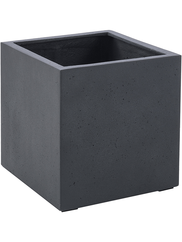 Ghiveci plante L30xW30xH30cm Grigio Cube Anthracite