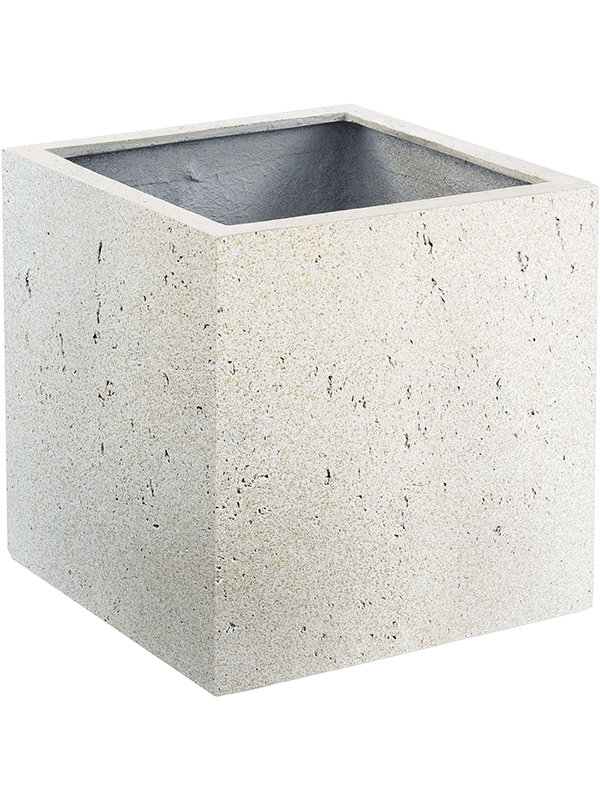 Ghiveci plante L30xW30xH30cm Grigio Cube Antique White