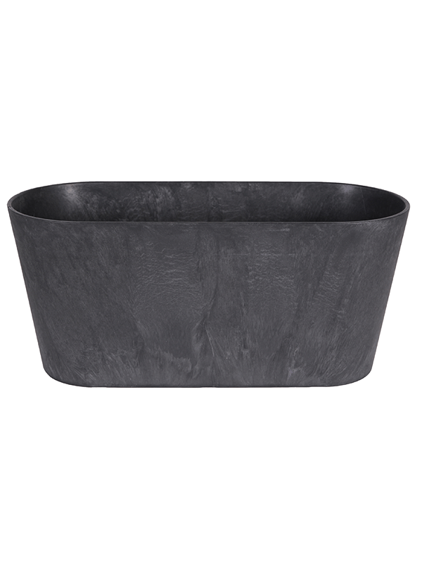 Ghiveci plante L38xW16xH17cm Artstone Claire balcony black