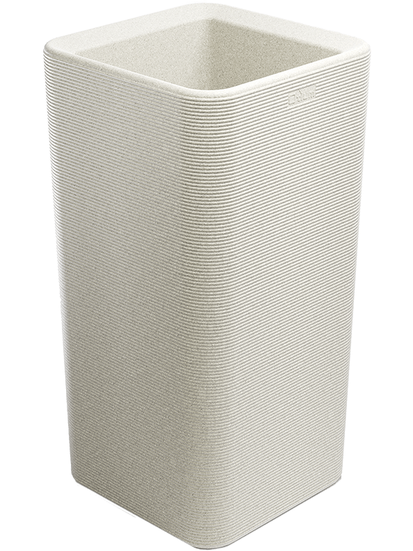 Ghiveci plante L38xW38xH75cm Otium Linea White Cork