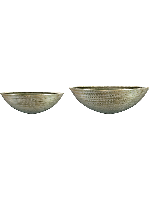 Ghiveci plante L40xW14xH12cm Rowen Boat New Green (set of 2)