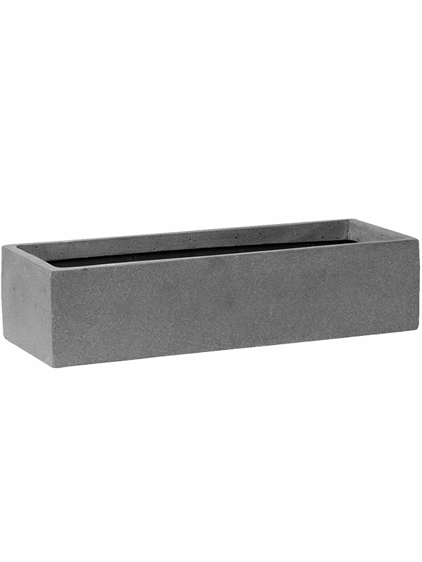 Ghiveci plante L40xW15xH9cm Fiberstone Balcony Slim Low L40 Grey