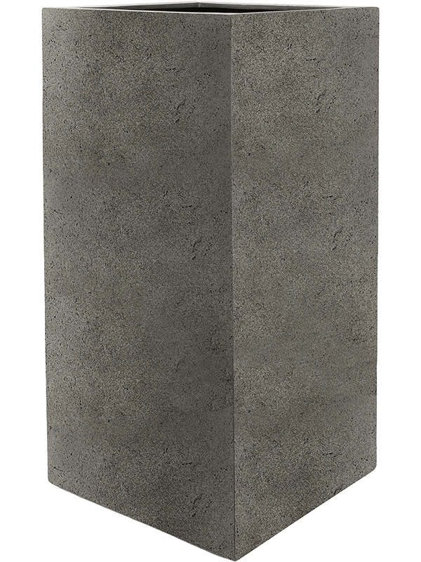 Ghiveci plante L40xW40xH100cm Grigio High Cube Natural Concrete